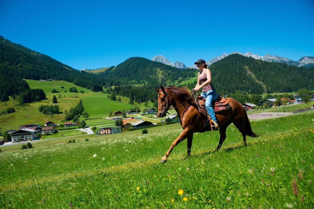 Wohlfühlresort und Feriengut Martinerhof Sankt Martin am Tennengebirge Exterior foto